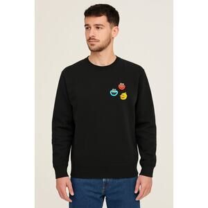 Uniqlo x KAWS x Sesame Street Sweatshirt Black Size L